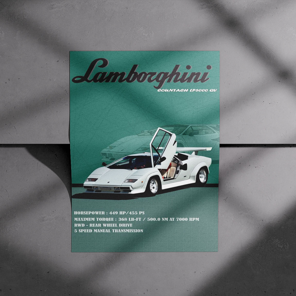 Countach LP5000 QV Specs