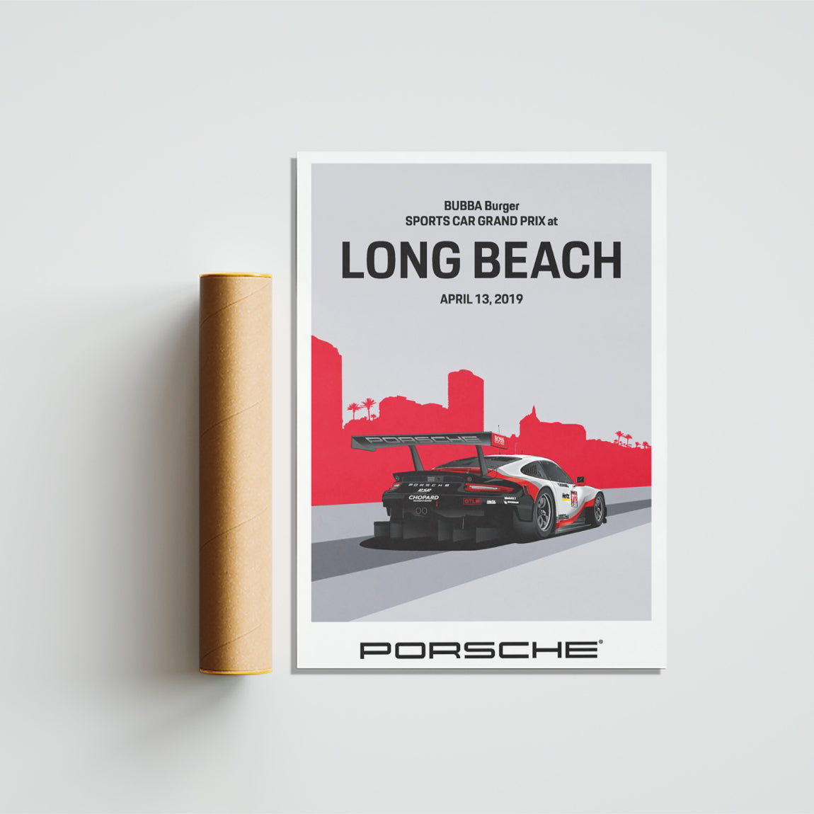 Porsche Long Beach Grand Prix Poster