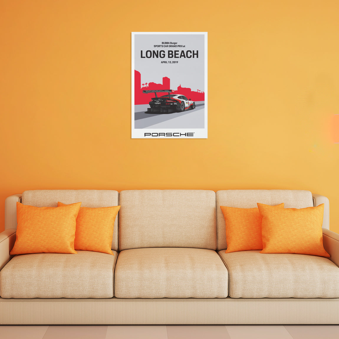 Porsche Long Beach Grand Prix Poster