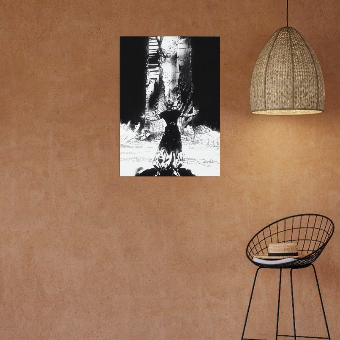 Dual Gojo Mirror Anime Poster