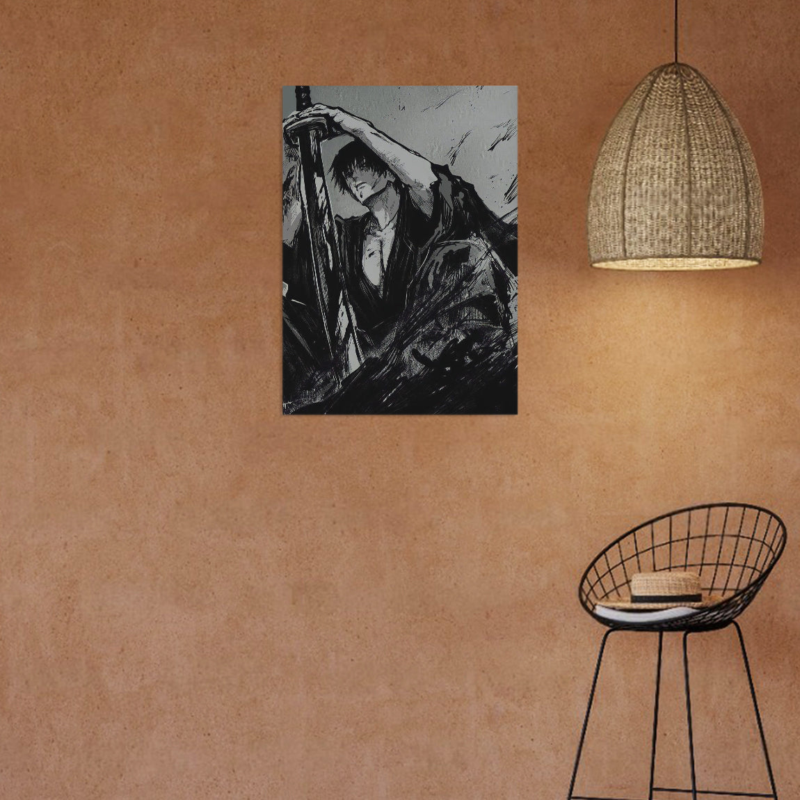 Jujutsu Kaisen Duo Monochrome Poster