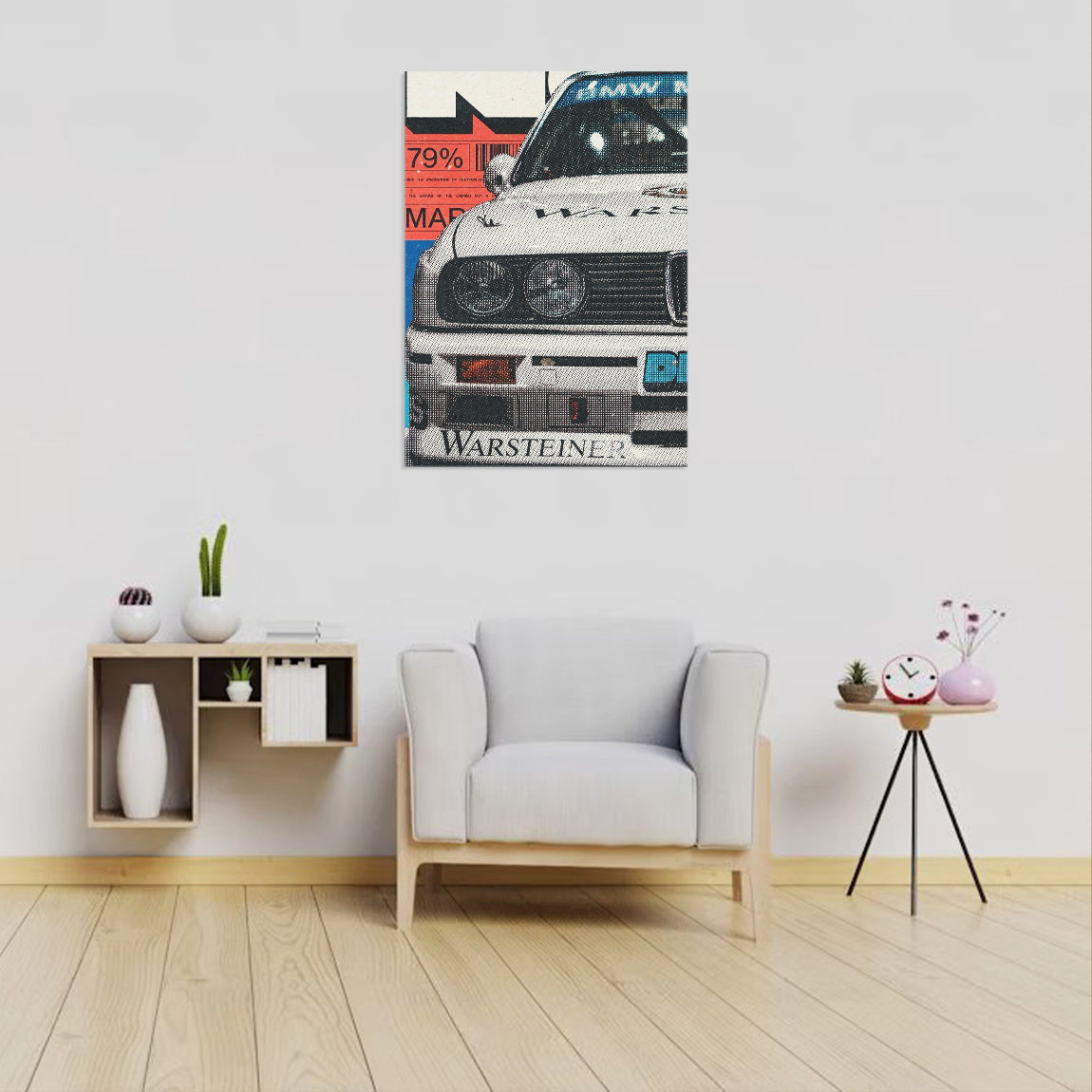 BMW E30 Warsteiner Racing Poster