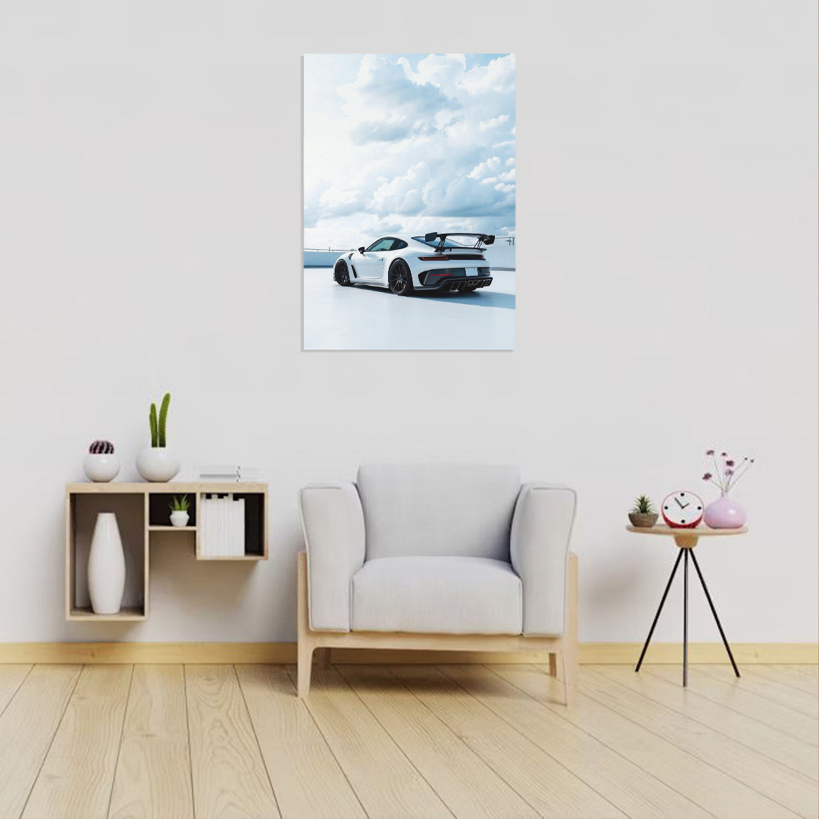 Porsche 911 GT3 Sky Horizon Poster