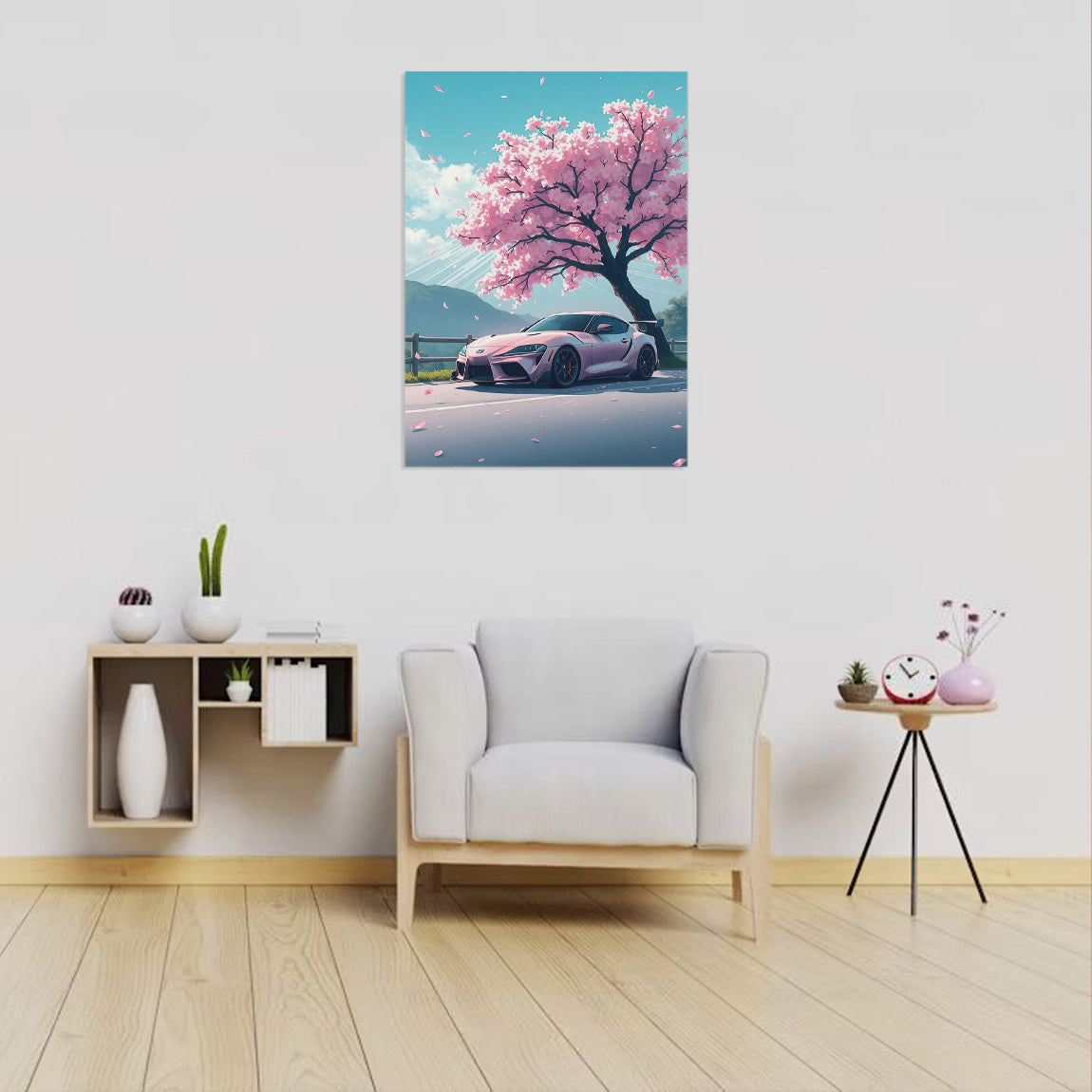 Toyota Supra Sakura Poster