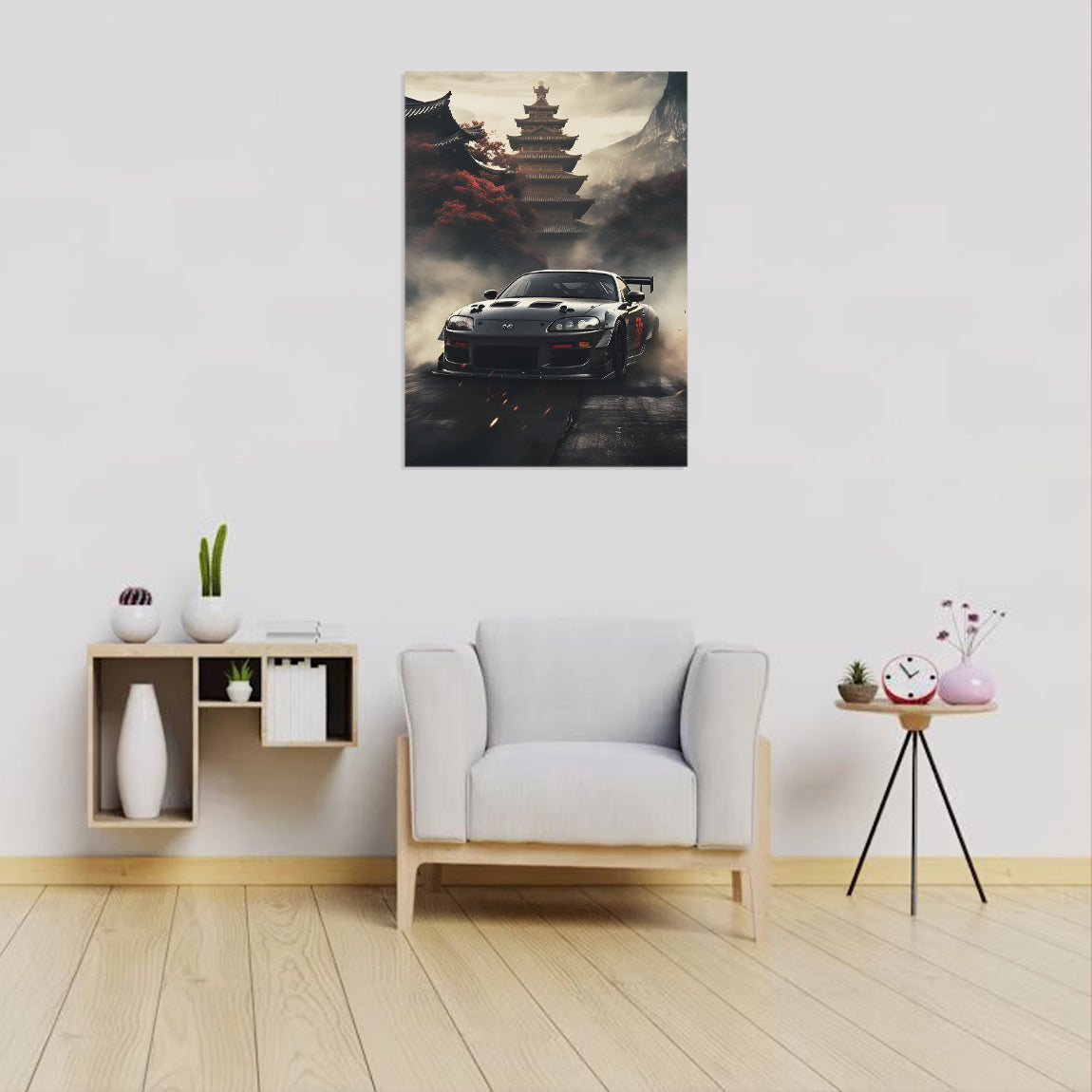Toyota Supra Drift Pagoda Poster
