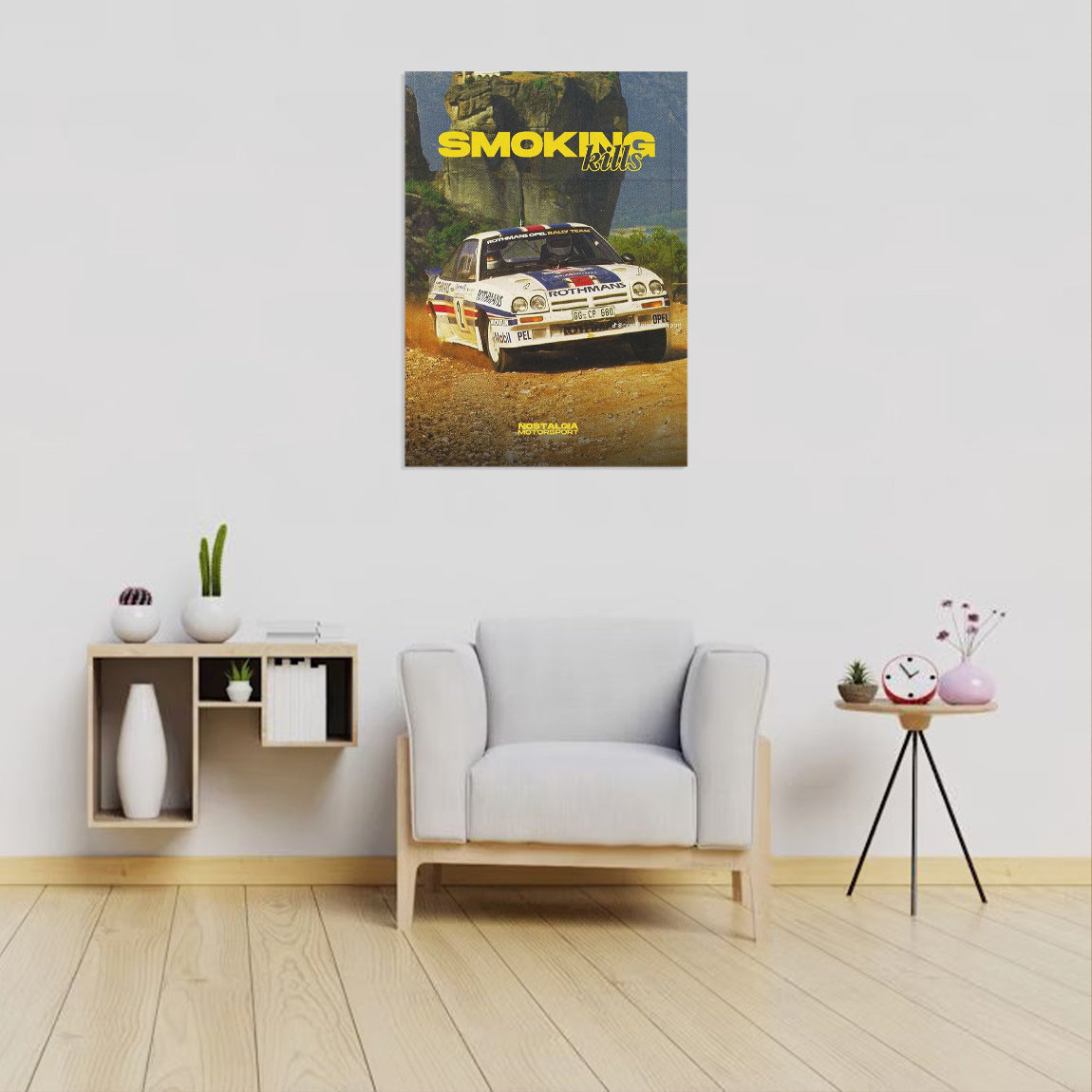 Smoking Kills Opel Rally Poster